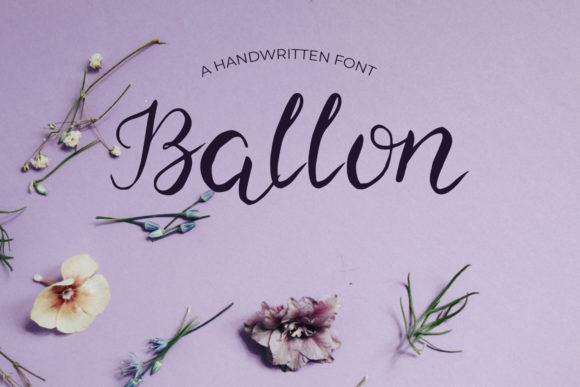 Ballon Font: Elegant Script for Craft Projects