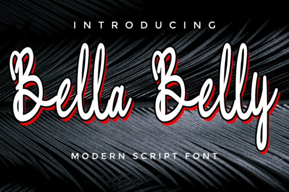 Bella Belly: A Festive Handwritten Font