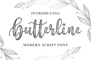 Butterline: A Playful Script Font