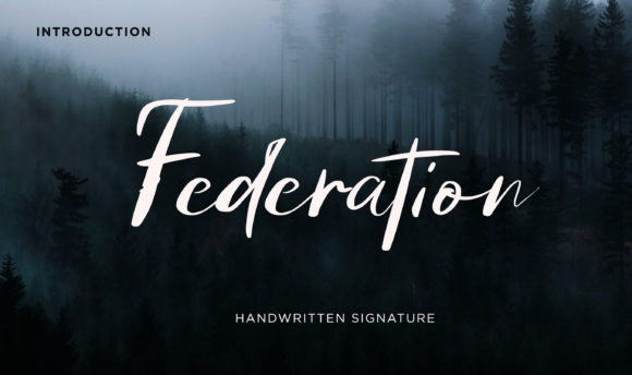 Federation: A Stylish Handwritten Font