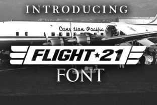 Flight 21: Bold Font for Impactful Campaigns
