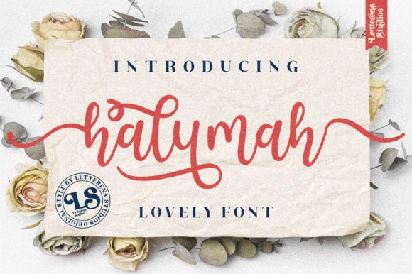 Halymah: A Timeless Script Font