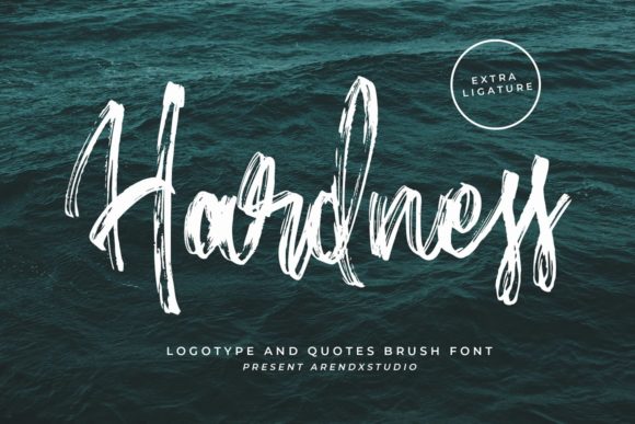 Hardness Font: Handwritten Elegance for Web Design