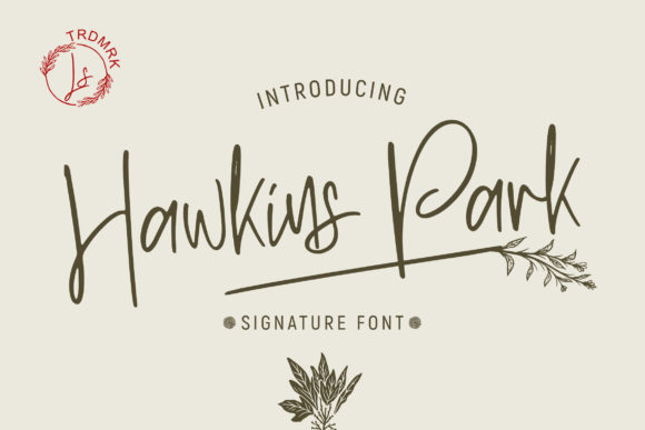 Hawkins Park Font: Handwritten Elegance for Crafters