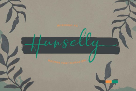 Hunselly: A Stylish Script Font