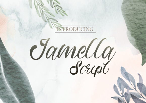 Jamella: A Handwritten Font for Elegant Design