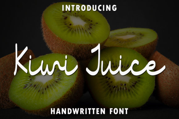 Kiwi Juice Font: A Handwritten Touch for Web Design
