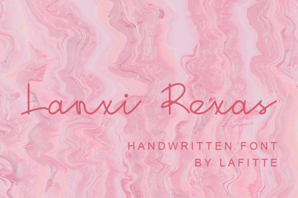 Lanxi Rexas: A Dainty Handwritten Font