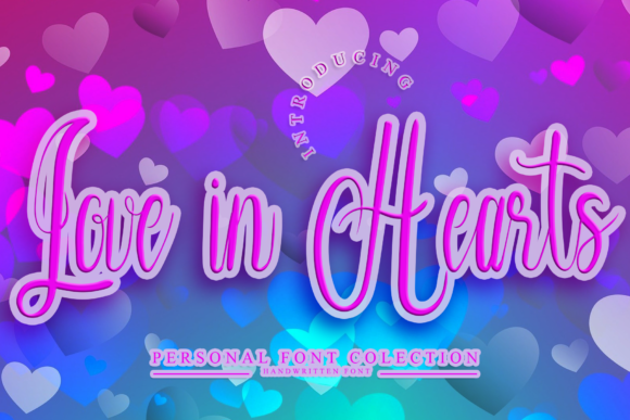 Love in Hearts Font for Business