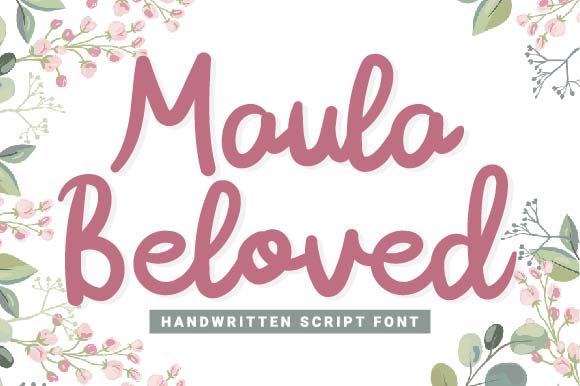 Maula Beloved: A Font for Polished Branding