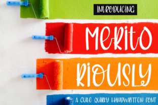 Meritoriously: A Quirky Handwritten Font
