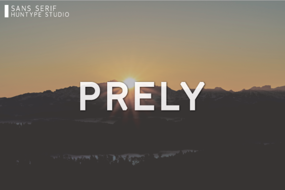 Prely: A Bold Sans Serif for Branding