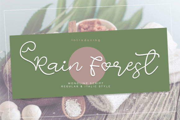 Rain Forest Font: A Creative Touch for Business