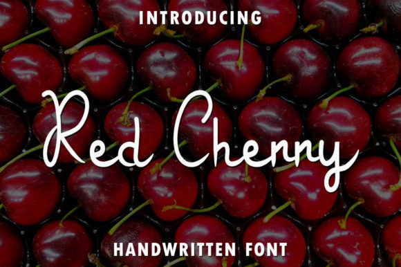 Red Cherry: A Delicate Script Font