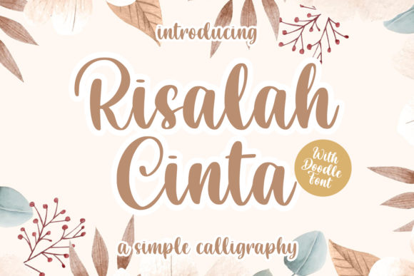 Risalah Cinta: A Stylish Script Font