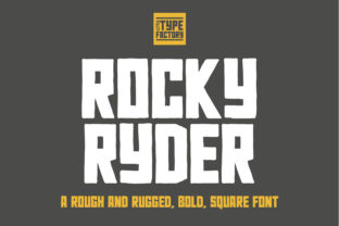 Rocky Ryder: A Bold Font for Editorial Design