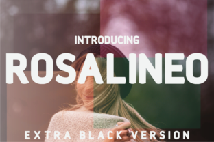 Rosalineo Extra-Black Font