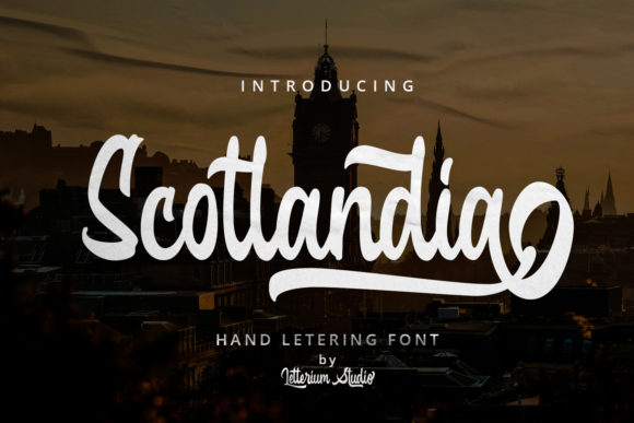 Scotlandia: A Bold Handwritten Font