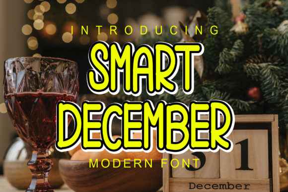 Smart December: A Festive Font for Business