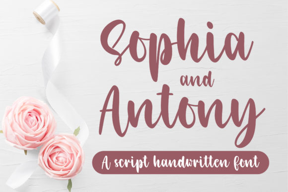 Sophia and Antony: A Bold Handwritten Font