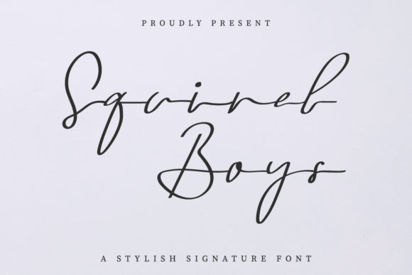 Squirel Boys Font: A Handwritten Touch for Branding