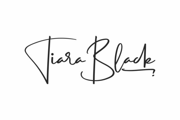 Tiara Black: A Stylish Font for Business